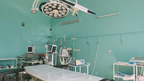 An empty operating room in a hospital Stock Footage 241433559