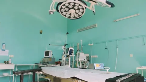 An empty operating room in a hospital Video stock 241433571