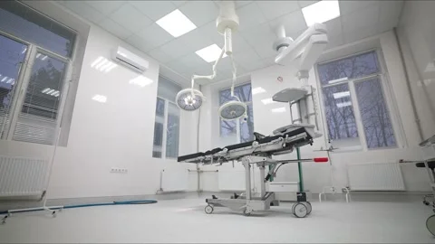An empty operating room in a modern hospital. Stock Footage 326168078