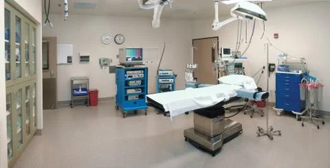 Empty operating room Foto stock