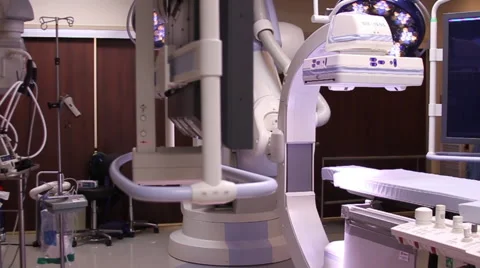 Empty Operating Room Table Stock Footage 41290765