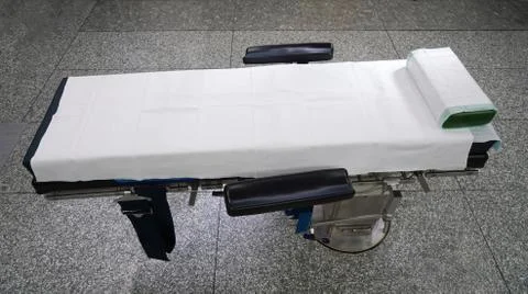 Empty operating table Stock Photos