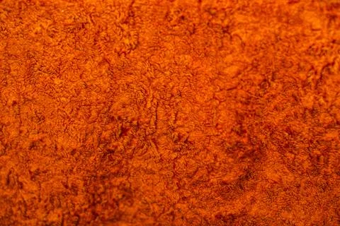 Empty orange fabric background of soft and smooth textile material Stock Photos