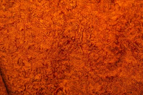 Empty orange fabric background of soft and smooth textile material Stock Photos