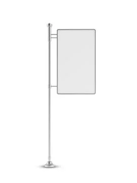 Empty  outdoor advertising Illustrazione stock