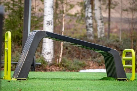 Empty outdoor gym. Stock Photos