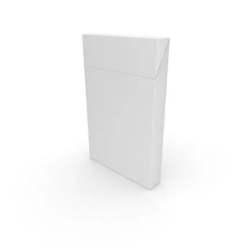 Empty pack for slim cigarettes. Rod designer Stock Illustration