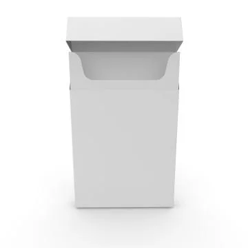 Empty pack for slim cigarettes. Rod designer Stock Illustration