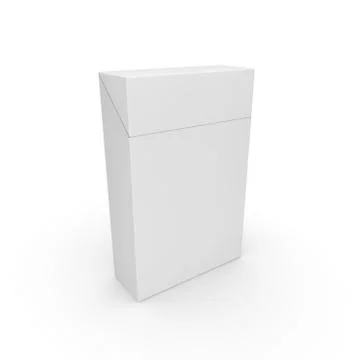 Empty pack for traditional cigarettes. Rod designer Stock Illustration