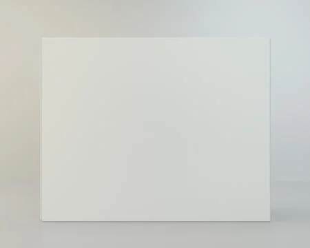 Empty package on gray background Stock Illustration