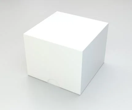 Empty package on gray background Illustrazione stock