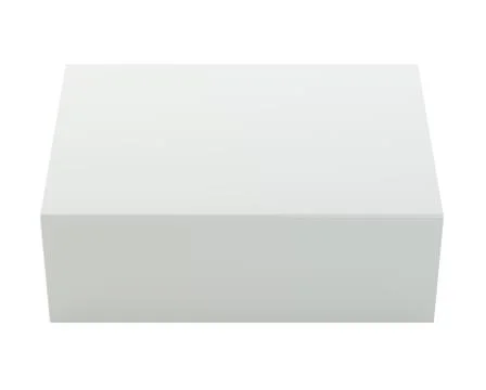 Empty package isolated on white background Stock Illustration