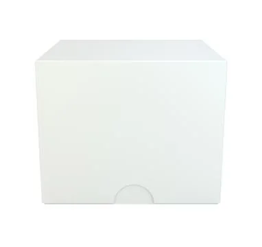 Empty package isolated on white background Stock Illustration