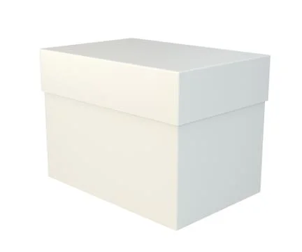 Empty package isolated on white background Illustrazione stock