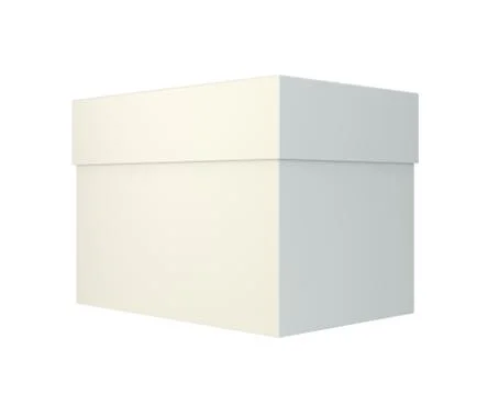 Empty package isolated on white background Stock Illustration