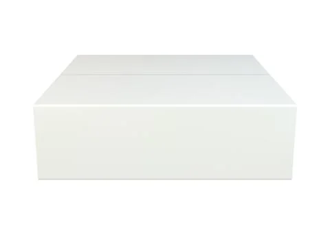 Empty package isolated on white background Stock Illustration