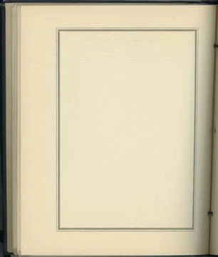 Empty page with a frame from an old book Stock Photos