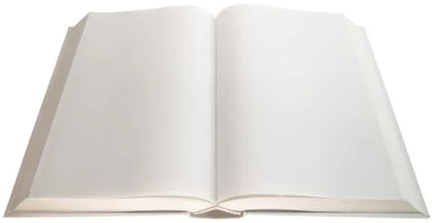 Empty pages cutout Stock Photos