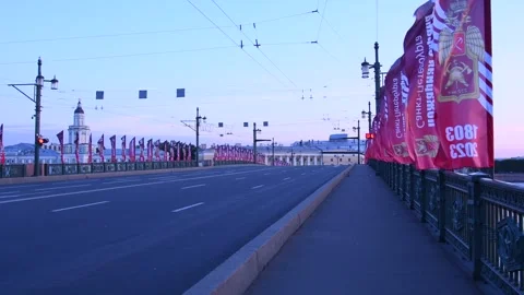 Empty Palace bascule bridge Stock-Footage 248718827