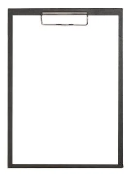 Empty paper on clipboard Stock Photos
