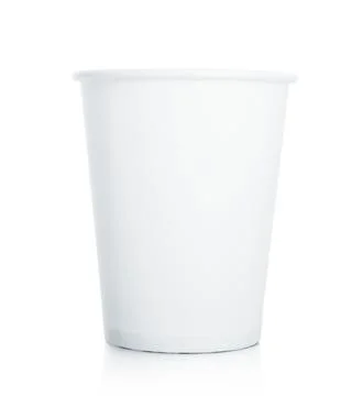 Empty paper cup Stock Photos