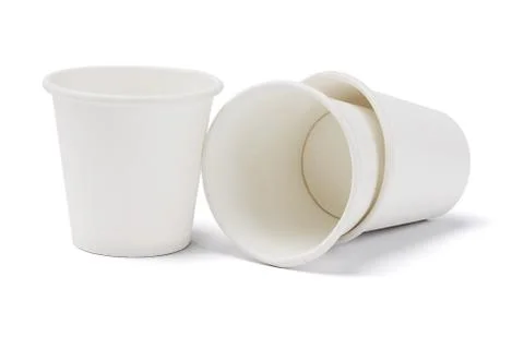 Empty Paper Cups Stock Photos