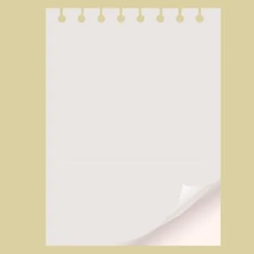 Empty paper sheet. Vector EPS10 Stock Illustration