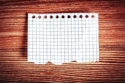 Empty Paper on a Table Stock Photos
