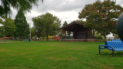 Empty park in bayonne.4k 動画素材 171844652