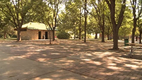 Empty Park Covid19 Stock Footage 127470645