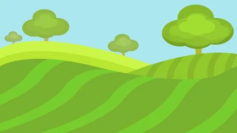 Empty Park Stock Illustration