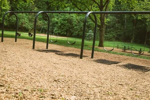 Empty park Stock Photos