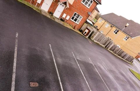 Empty Parking Bays Stock Photos