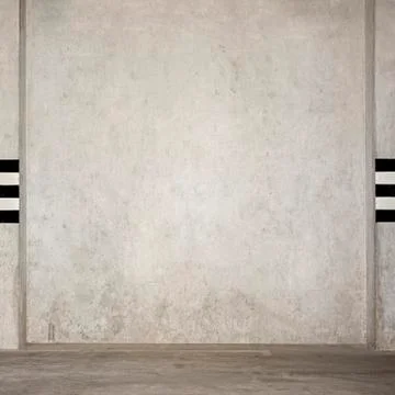 Empty parking garage underground Stock Photos