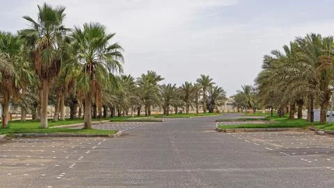 Empty parking Kuwait Stock Photos
