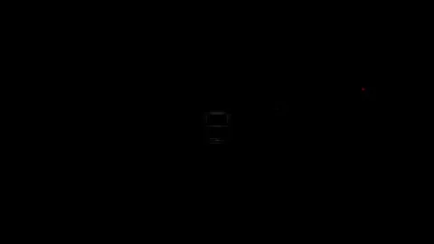 Empty parking lot with flickering lights turning on and off animation. Vidéo 267624659