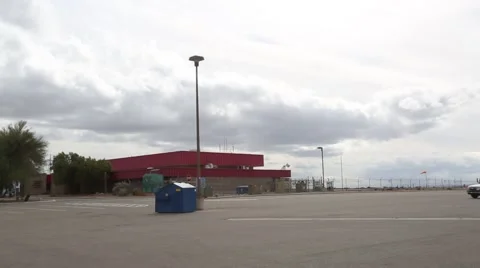 Empty Parking lot Stock Footage 58256958