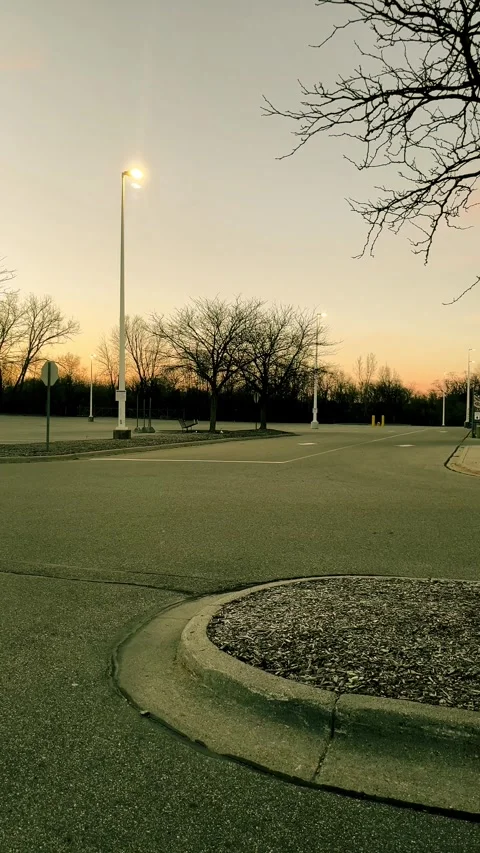Empty parking lot Stock Footage 279521034