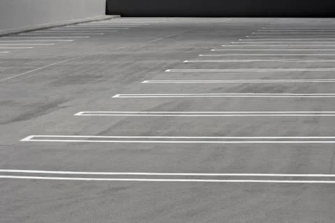 Empty Parking Lot Stock Photos