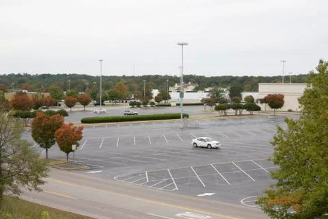 Empty parking lot Stock Photos