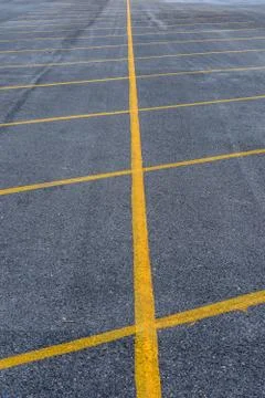 Empty parking lot Stock Photos