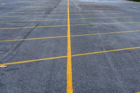 Empty parking lot Stock Photos
