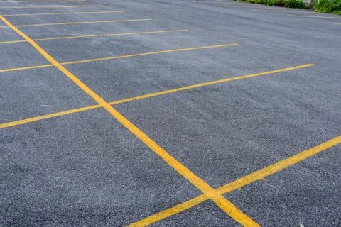 Empty parking lot Stock Photos