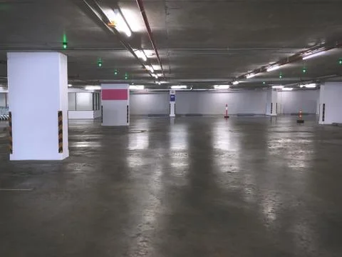 Empty Parking Lot Stock Photos