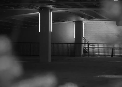 Empty Parking Lot Stock Photos