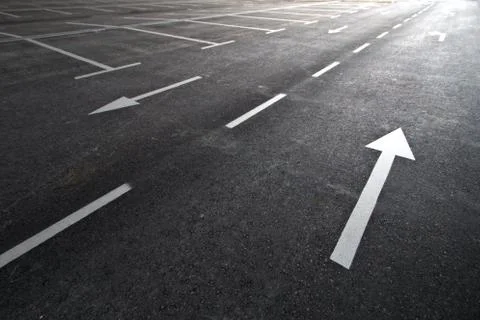 Empty parking Stock Photos