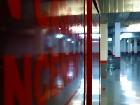 Empty parking Stock Photos