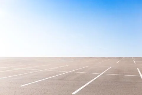 Empty parking Stock Photos