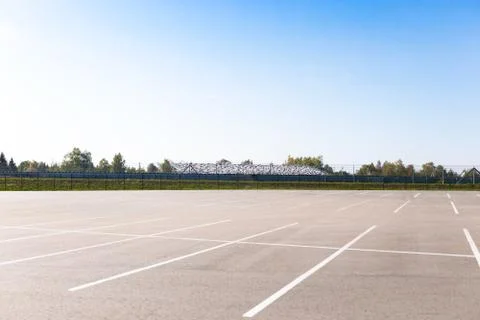 Empty parking Stock Photos