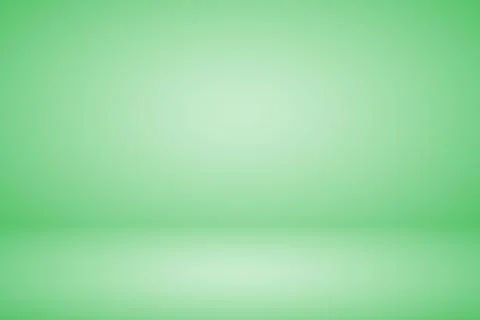 Empty pastel green studio abstract background with spotlight effect. Product Illustrazione stock